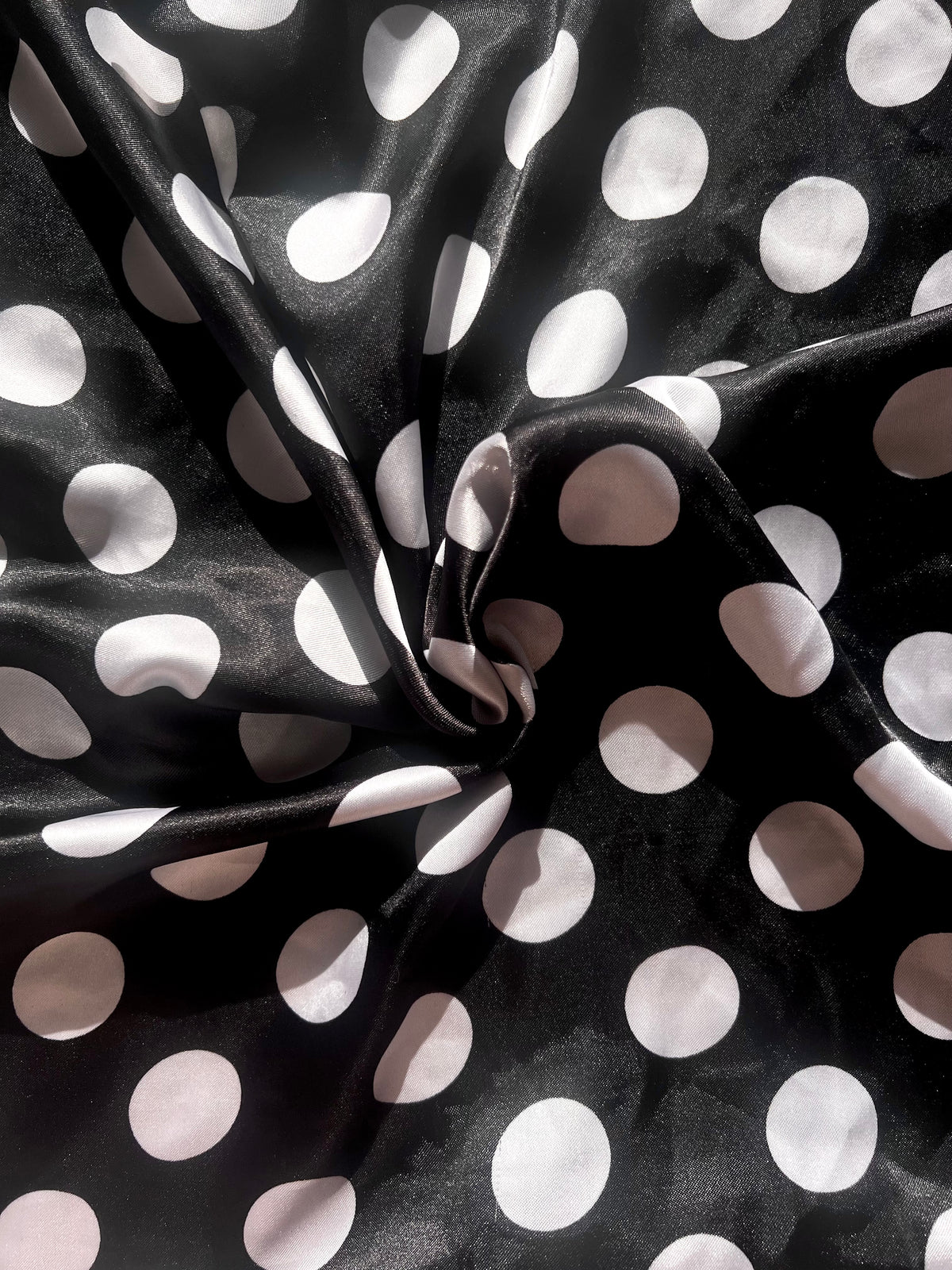 B/w polka dot Bandanna