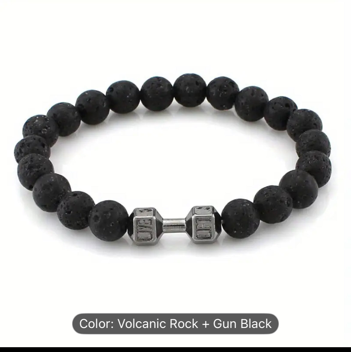 Dumbbell bracelet