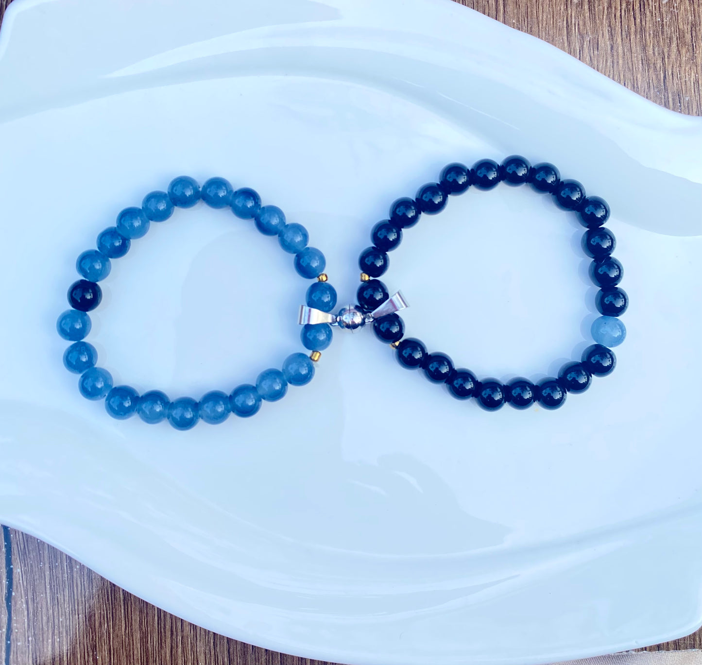 Magnet ball pair bracelets