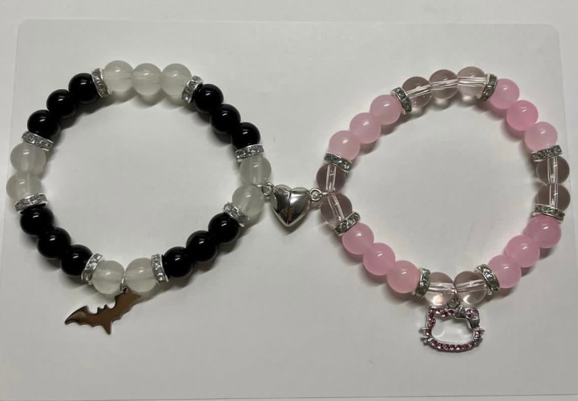 Batman / hello kitty bracelet