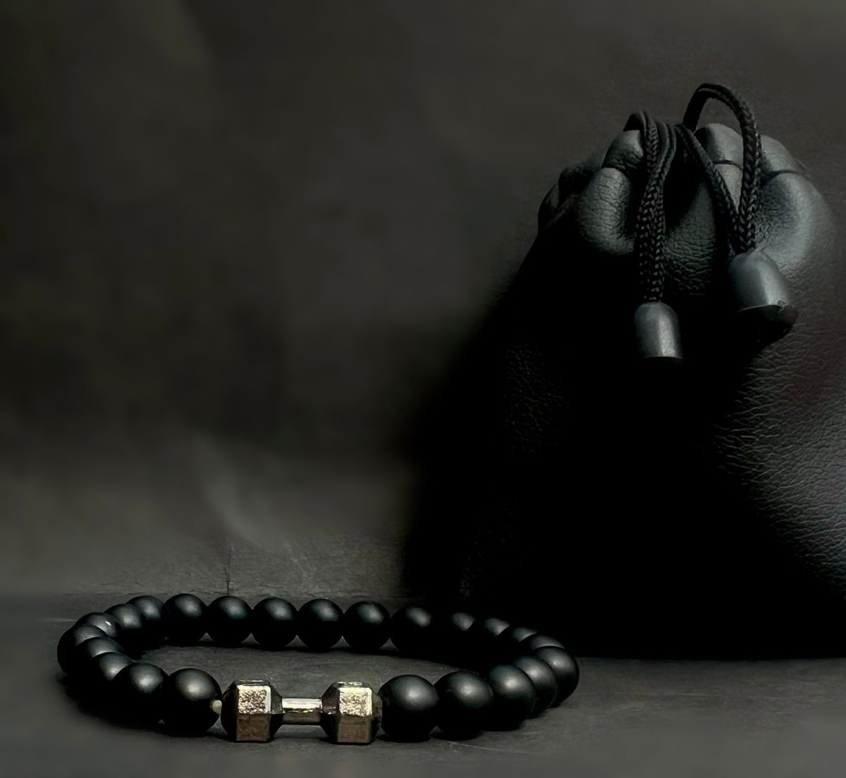 Dumbbell bracelet