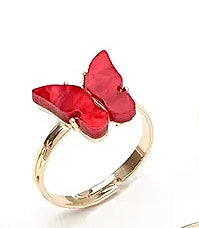 Cute butterfly rings