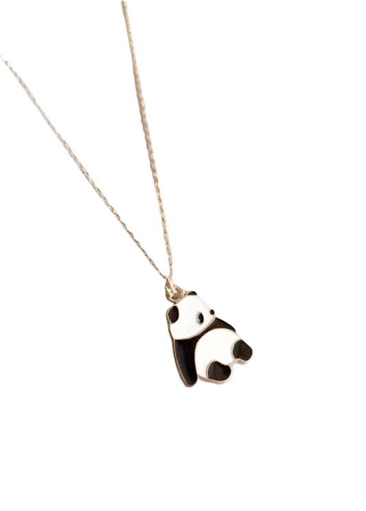 Cute panda necklace