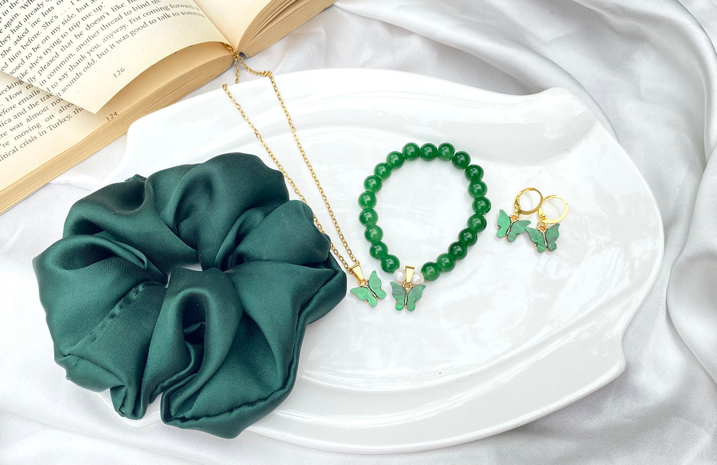 Dark green butterfly birthday pack