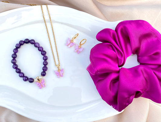 Purple butterfly birthday pack