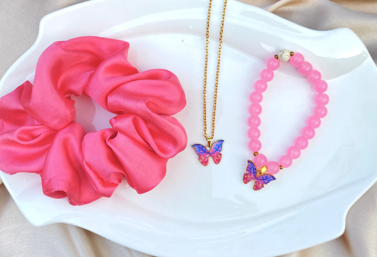 Pink butterfly pack