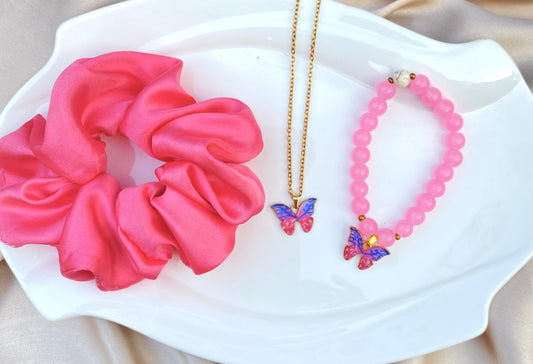 Pink butterfly pack