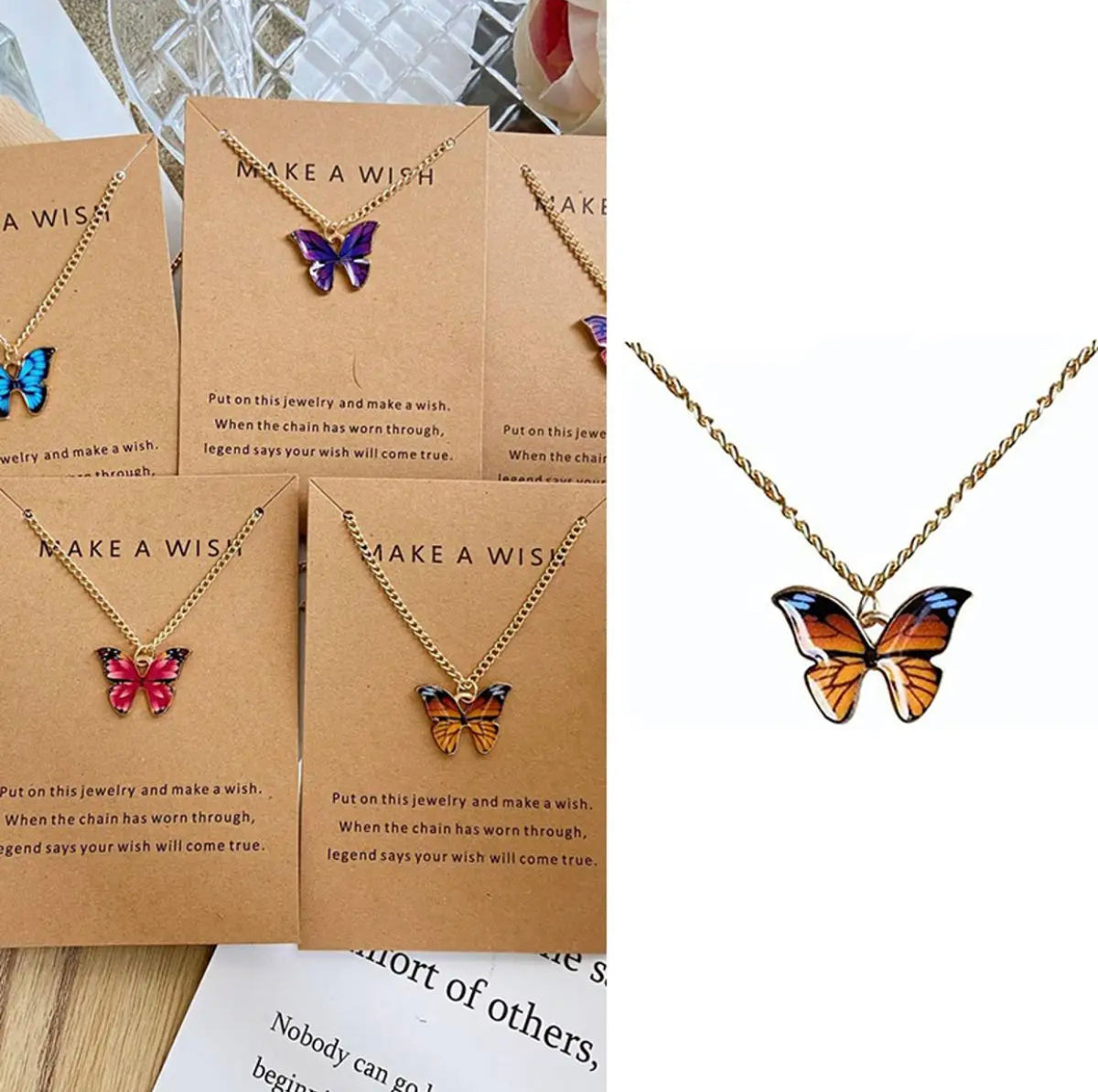 Butterfly necklace