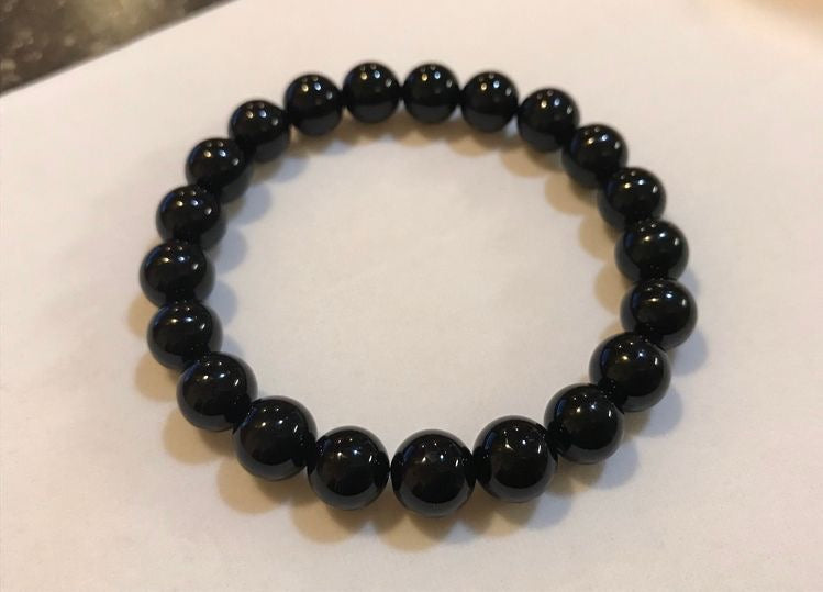 Black stone bracelet