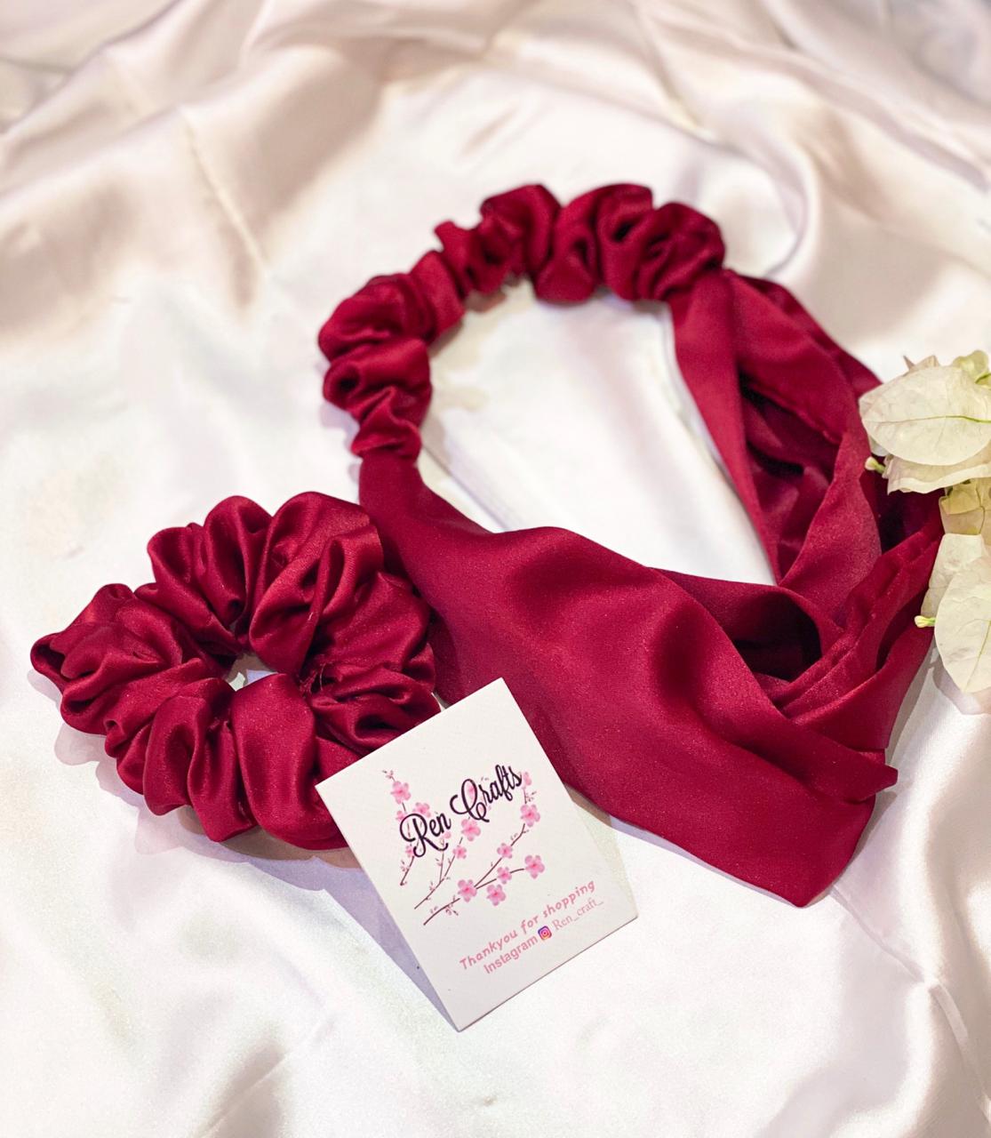Turban headband/ Scrunchy