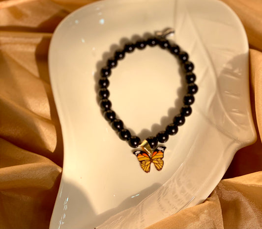 Honey butterfly bracelet